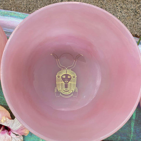 ✨ 432Hz Hathor Chakra Bowl Set – Frequencies of the Cosmic Mother ✨