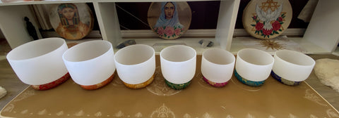 ✨ 432Hz Hathor Chakra Bowl Set – Frequencies of the Cosmic Mother ✨